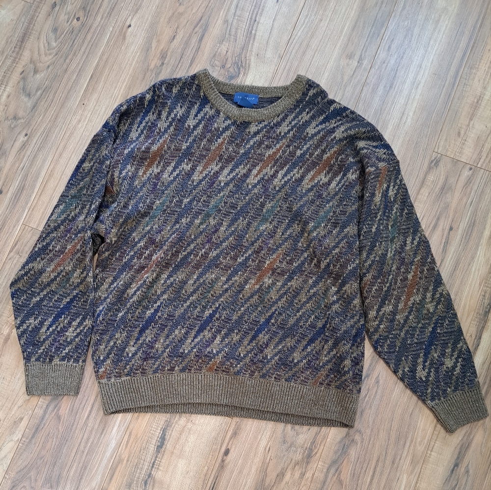 Towncraft 2XL men's woven pullover sweater